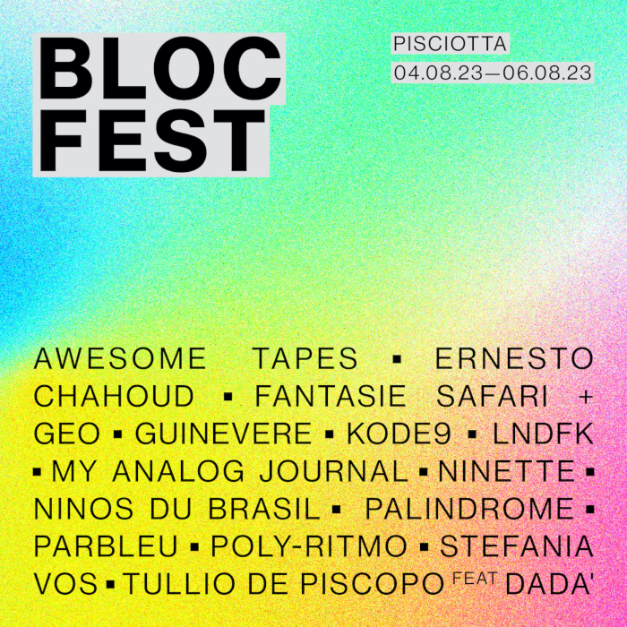 Cilento, Bloc Fest annuncia la line up dell’edizione 2023. Tre giornale di musica e 16 artisti nella cornice unica di Pisciotta (SA)